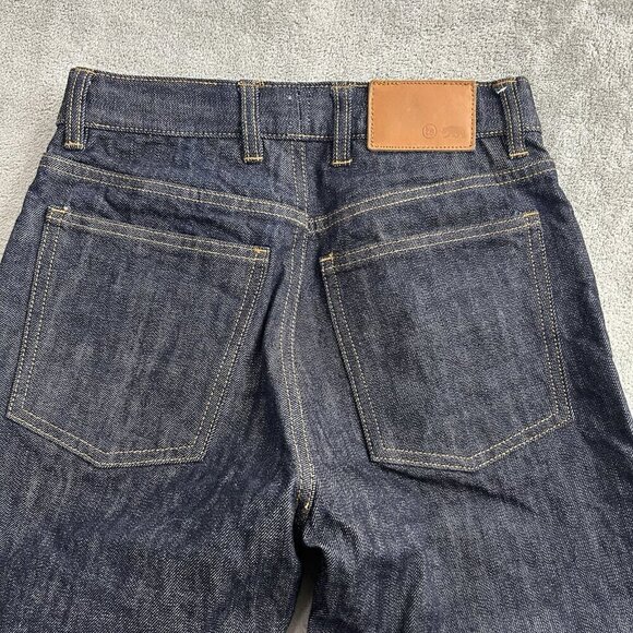 Taylor Stitch Jeans Mens 24x22” Democratic Selvedge Red Line Dark Wash Denim - Picture 16 of 16